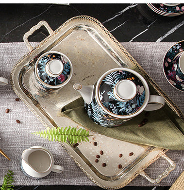 New Design Summer Night Bone China Tea & Coffee Set