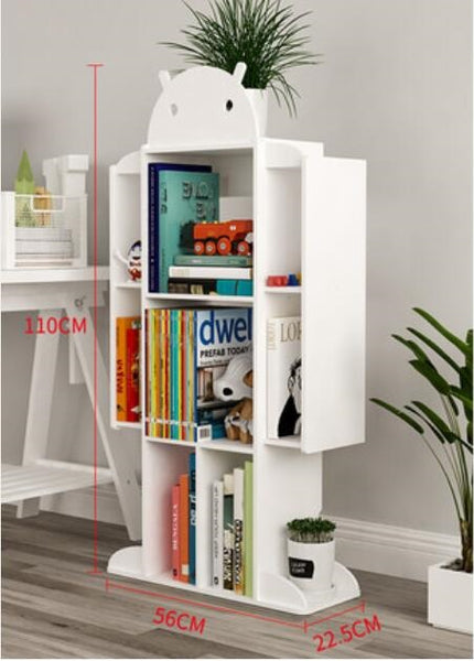 Wood Plastic Boards Furniture - Robot Book Shelves Book Organizer