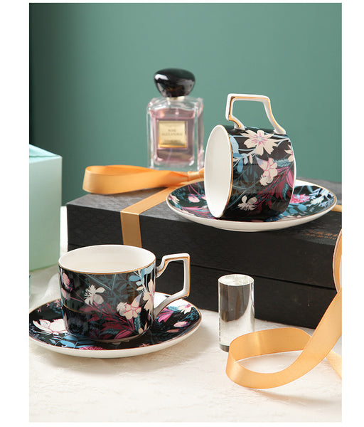 New Design Summer Night Bone China Tea & Coffee Set