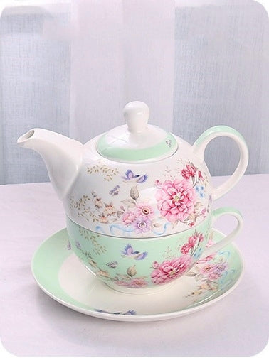 New Bone China Multi Designs Tea For One Teapot Set Coffee Set with Gift Boxed