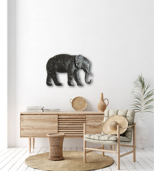 50cm Metal Wall Art Wall Decor Elephant HW02912