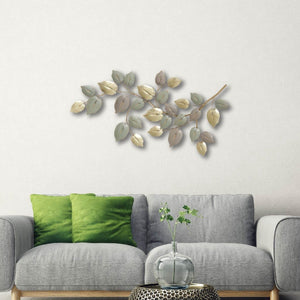 Metal Wall Art - Branch of leaves HW02956