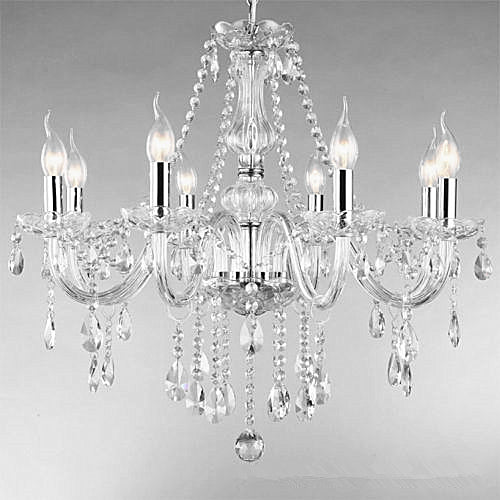 Chandelier Clear Silver 8 heads