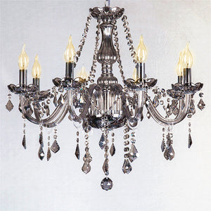 Chandelier Smoke Silver 8 heads