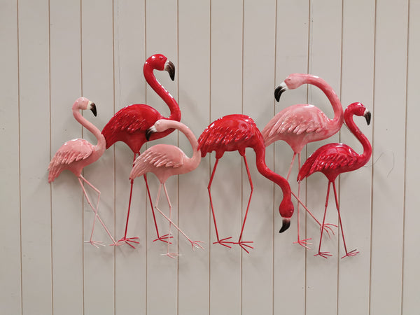 95cm Metal Wall Art Wall Decor Flamingo HW02914