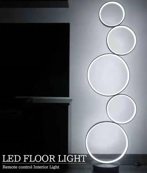 130cm LED Floor lamp Rings HWL02857