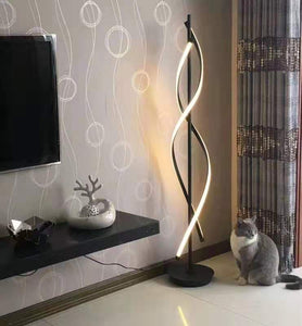 160cm LED Floor lamp double spiral HWL02858